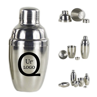 8.45 Oz Stainless Steel Cocktail Shaker