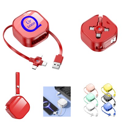 47.24" 3" 1 Bracket Retractable Charging Cable