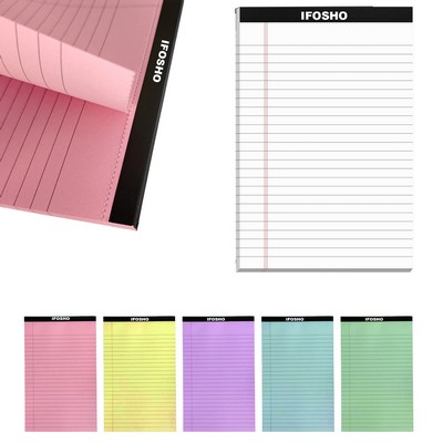 50 Sheets 5 x 8 Legal Ruled Pad 80 GSM College Writing Pad for School Office