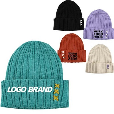 Unisex Winter Cuffed Beanie
