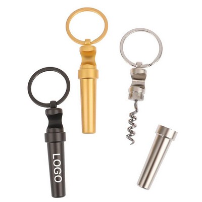 3 In 1 Mini Keychain Wine Opener