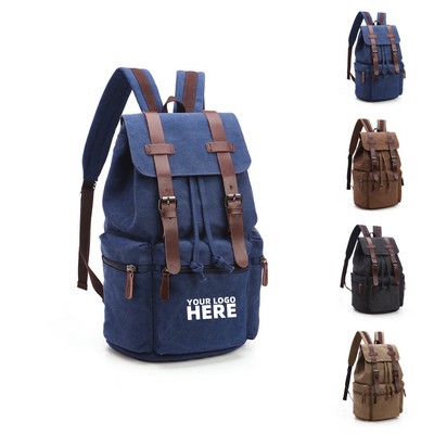 Men's Vintage Canvas Backpack