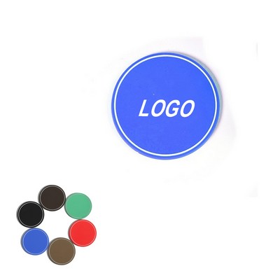 PVC Round Waterproof Groove Coaster