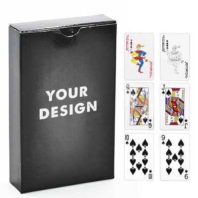 Fully Customized Purple Core Paper Playing Cards