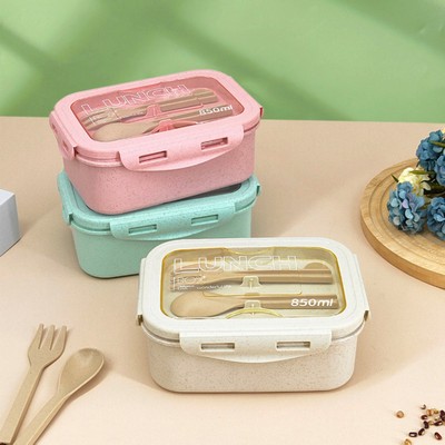 Custom Wheat Lunch Box Set