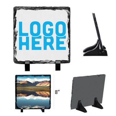 8" x 8" Sublimation Rock Slate Blanks