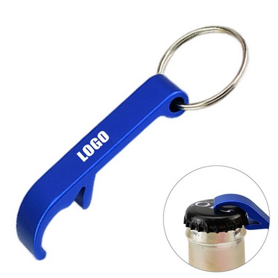 Versatile Aluminum Bottle Opener Keychain