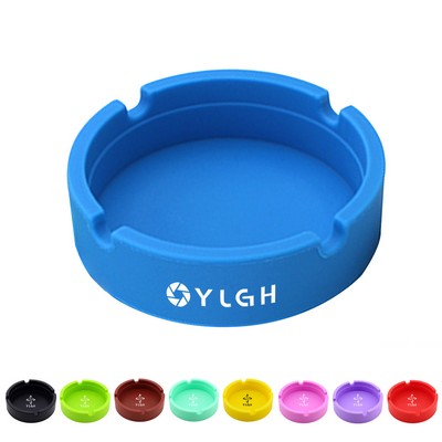 Round Silicone Ashtray