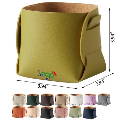 Cork Leather Desk Accessories Storage