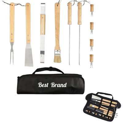 10 in 1 Grill Tools Set Stainless Steel