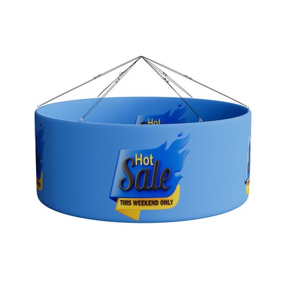 15' Diameter Circle Hanging Banner Kit