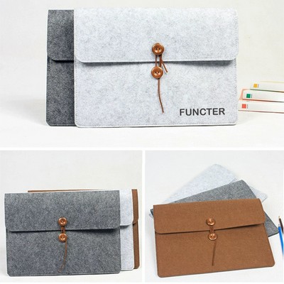 Felt A4 Document Holder Bag File Folder