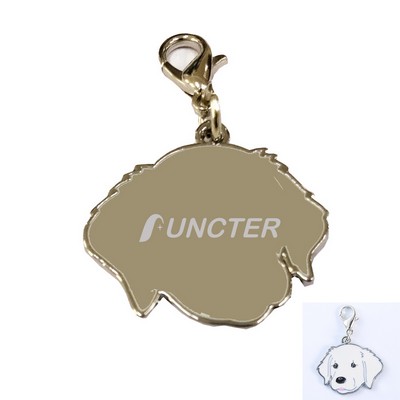 White Labrador Retriever Keychain/Pendant