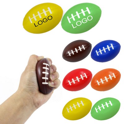3 2/5" PU Foam Rugby Shape Stress Relief Ball