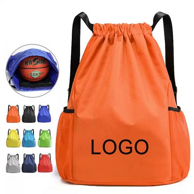Water Resistant Sports Gym Bag Drawstring Bags