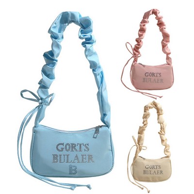 Faux Leather Shoulder Bag