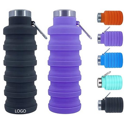 17 Oz Silicone Collapsible Bottle