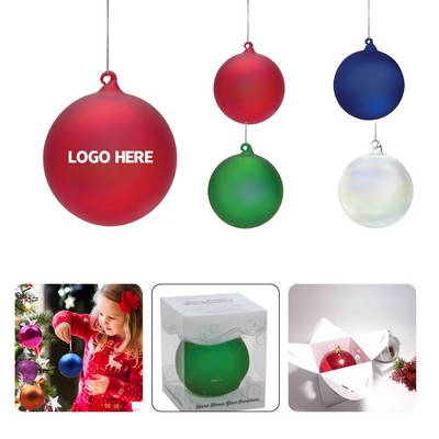 Glass Christmas Tree Ornament