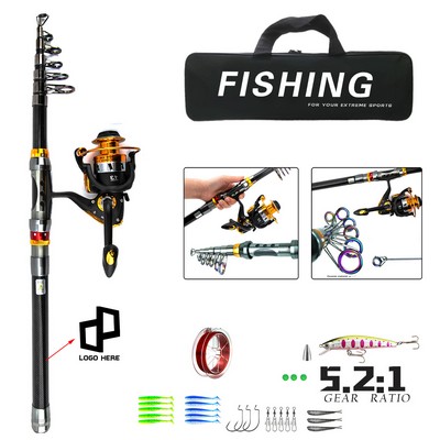 82.68 Inch Carbon Luya Pole Luxury Set