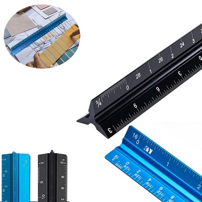 Aluminum Architectural Triangular Scale Rulers