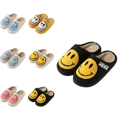 Retro Smile Face Slipper