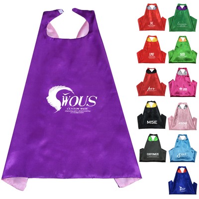 Satin Children's Cosplay Cape