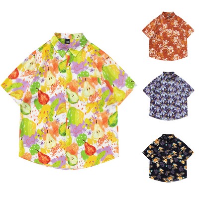 Custom Sublimated Hawaiian Short Sleeve Shirt