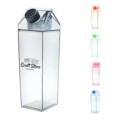 17 oz Clear Plastic Milk Drinking Cup