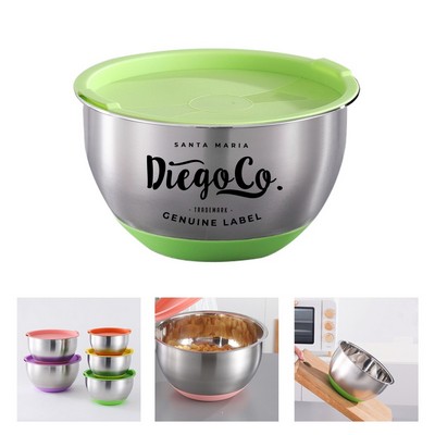 Stainless Steel Mixing Bowl with Lid