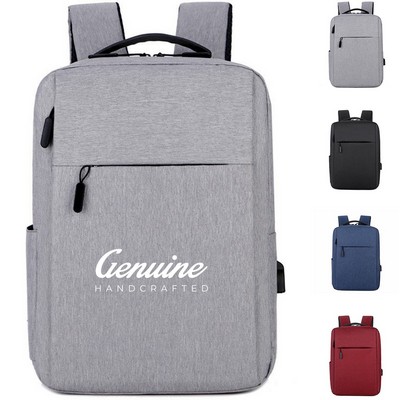 Men's USB Charging Water-Repellent Backpack