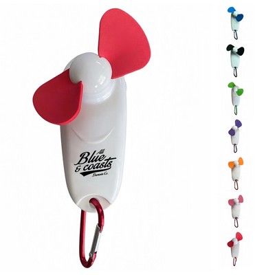 Portable Breeze Fan - Cooling Companion with Light