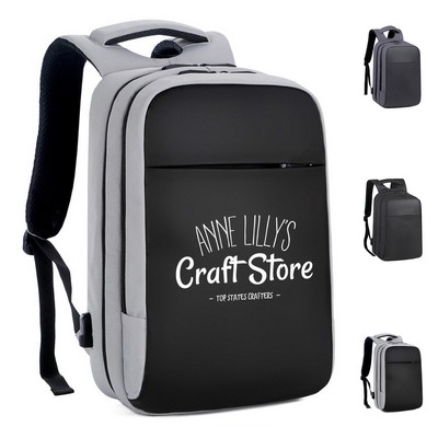 Water-repellent Polyester Laptop Backpack