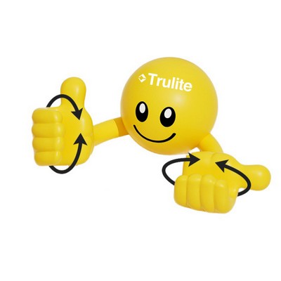 Cartoon-themed Phone Holder With Rotating Thumb Feature
