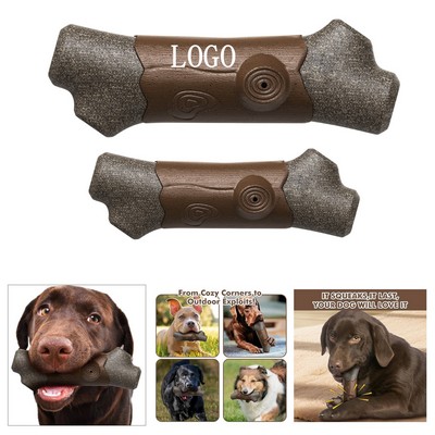 Squeaky Dog Branch Chew Toy