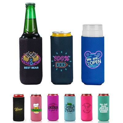 12oz Slim Neoprene Can Cooler
