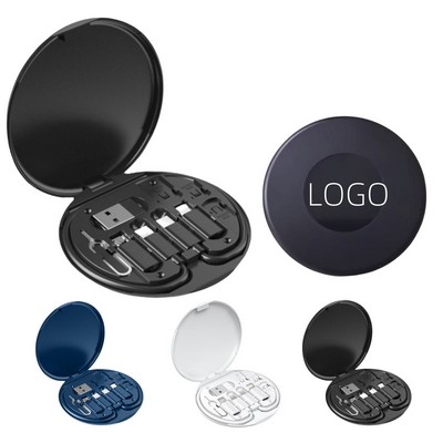 Round Multi-Function Charging Cable Kit
