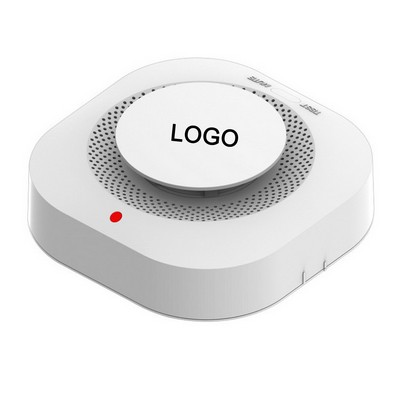 Smart WiFi Photoelectric Smoke Alarm with App Real-Time Notifications