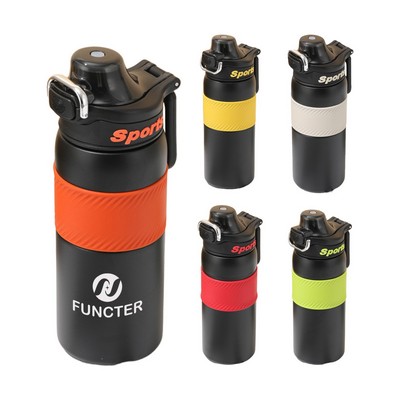 Flexi Therm Smart Press Insulated Stainless Steel Water Bottle 25 oz.