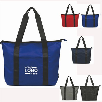 RPET Zippered Tote Bag