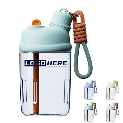 22Oz Food - Grade Portable Water Bottle With Handle