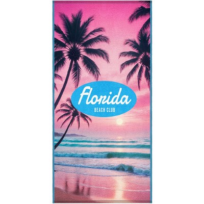 ProColor Double Sided Pure Poly Beach Towel 28" x 58"