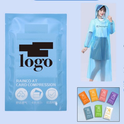 5 PCS Disposable Poncho Raincoats