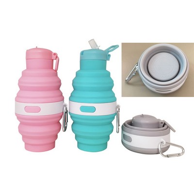 Foldable Squeeze Bubble Water Bottle