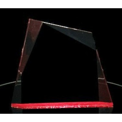 Beveled Mountain Peak Acrylic Award, 7" W x 6" H x 1" D