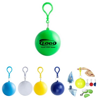 Disposable Rain Poncho Ball