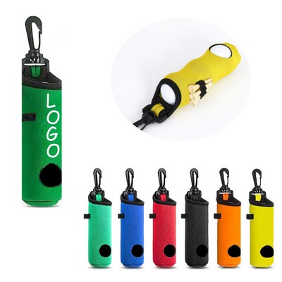 Neoprene Golf Ball Carry Bag With Tee Holder