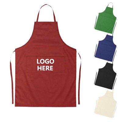 23.62"x 18.11" Cotton Bib Apron