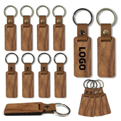 Custom Blank Wooden Keychain