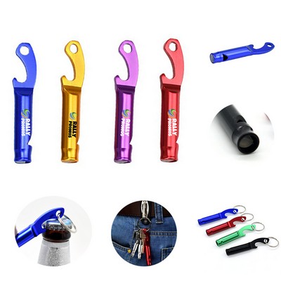 2 in 1 Multi Function Emergency Whistle Bottle Opener
