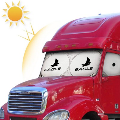Customize Summer Semi-Truck Sun Shade